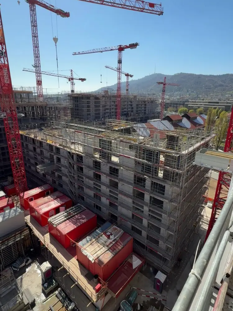 hochbau betonbau hochhaus zuerich